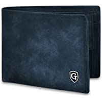 GenTo® Manhattan Protección RFID y NFC - Billetera de Hombre con Compartimento para Monedas - Cartera espaciosa…